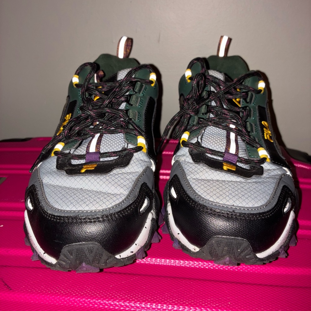 Fila Multicolor Men's Athletic Sneakers — Green, Black, White - Picture 5 of 5